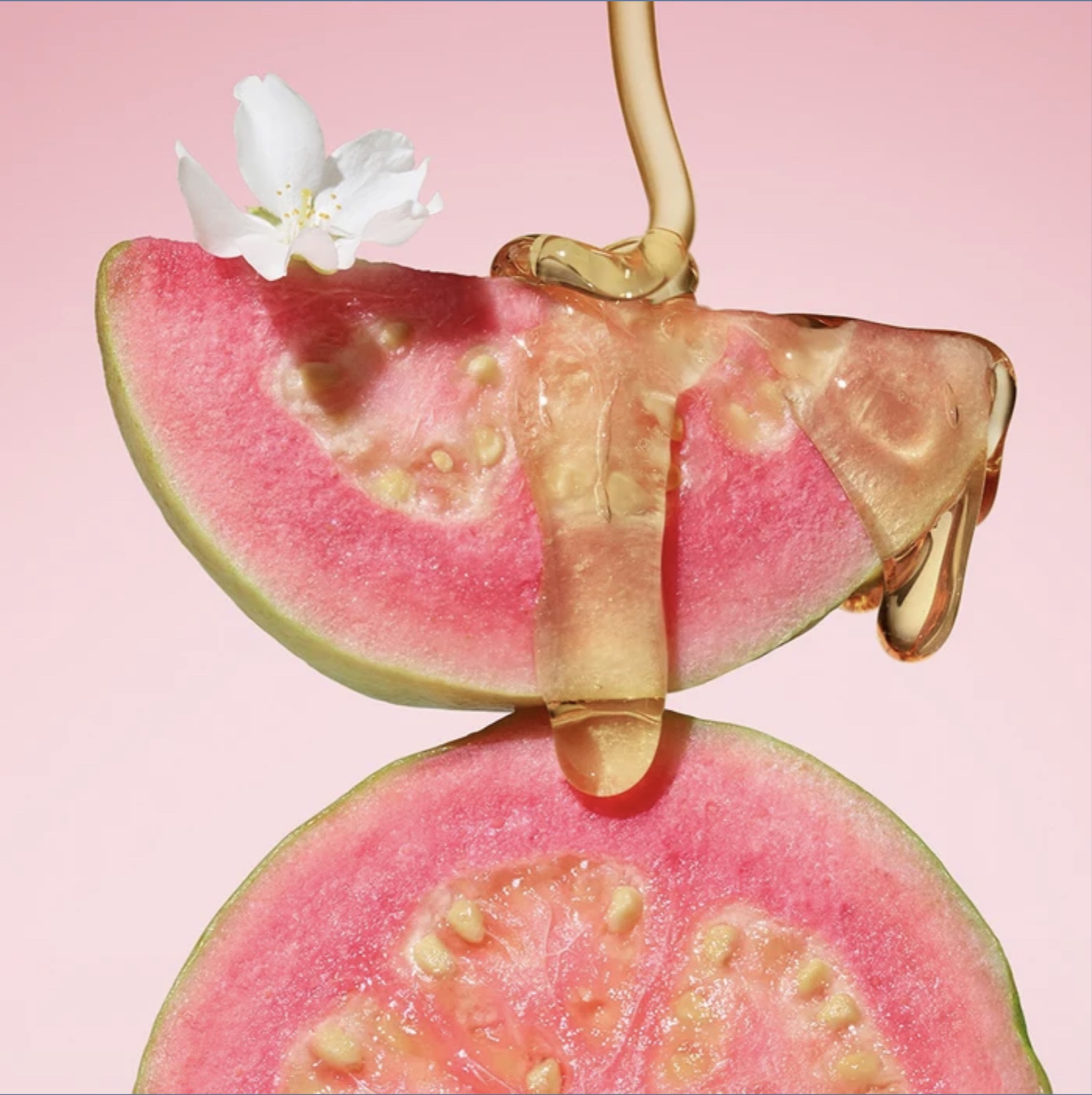 Pink guava and honey creative visual
