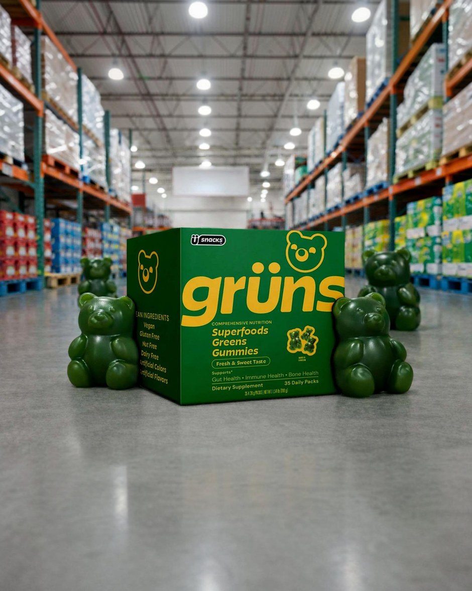 Gr&uuml;ns product display campaign